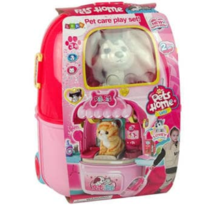 ست اسباب بازی مراقبت از سگ خانگی چمدانی Pet dog care set 2in1 -اسباب بازی